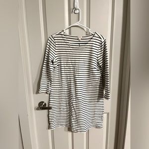 Striped long sleeve dress